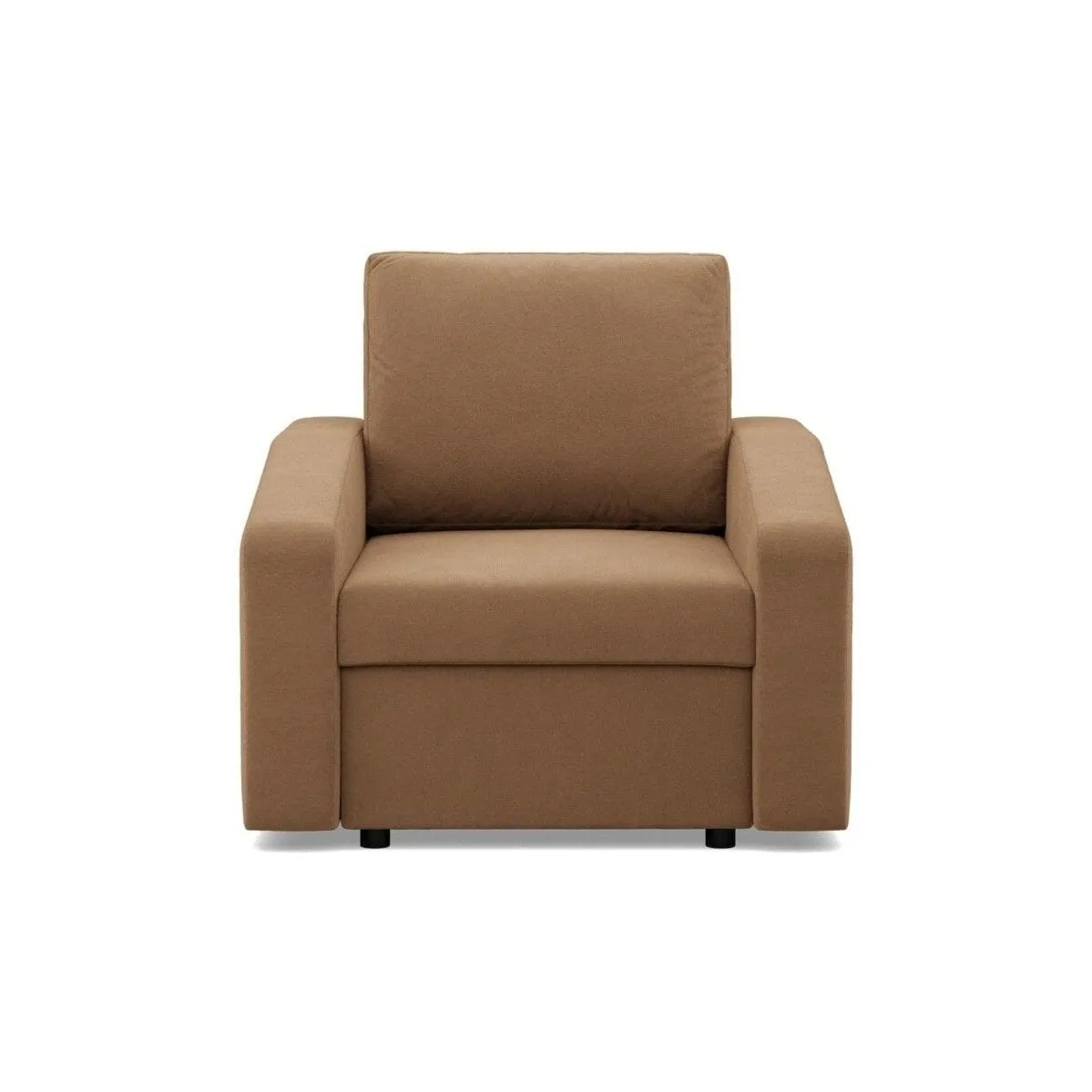 Fotel wypoczynkowy, BLOM, Mikrofaza, 83x92x85 cm, cappuccino