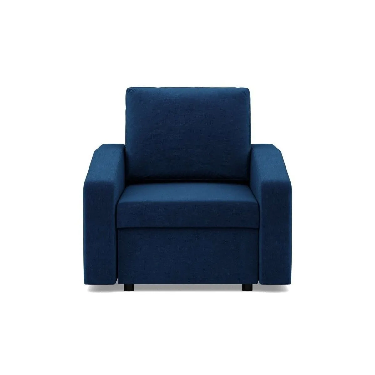 Fotel do salonu, BLOM, velvet, 83x92x92 cm, granatowy