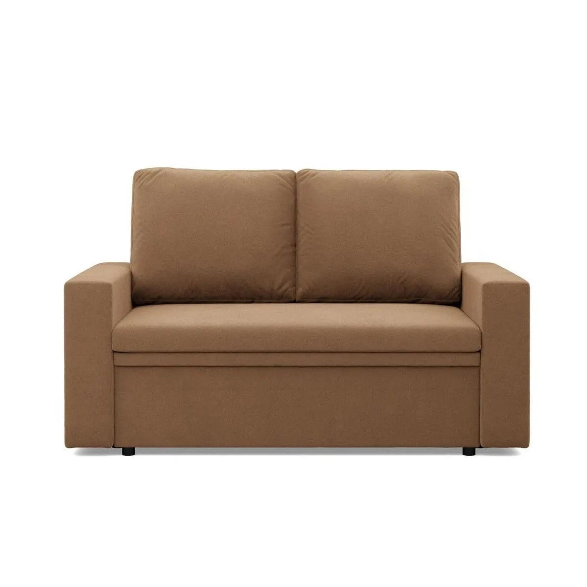 Sofa dwuosobowa, BLOM, Mikrofaza, 148x87x90 cm, cappuccino