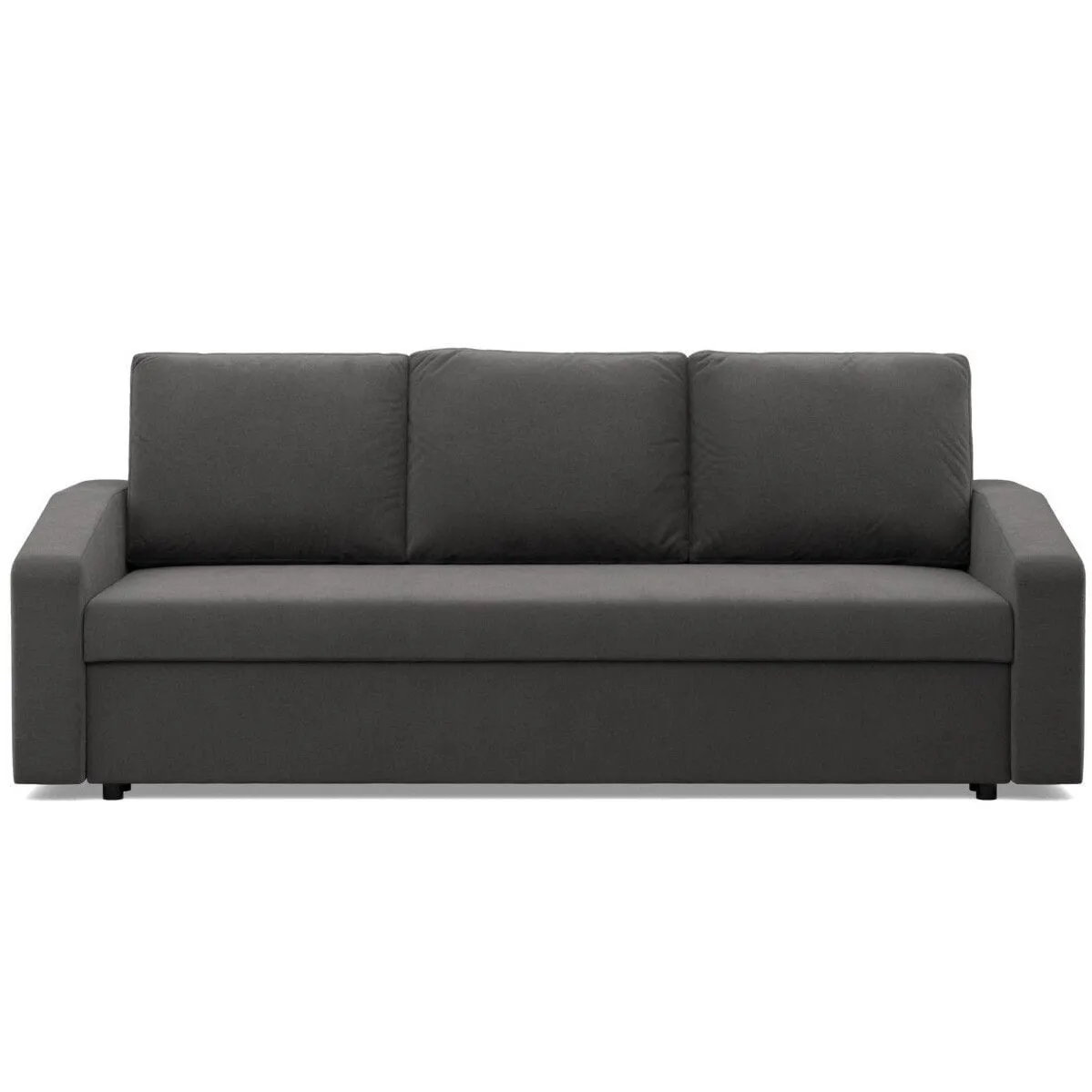 Kanapa rozkładana, BLOM, Mikrofaza, 220x92x85 cm, szary