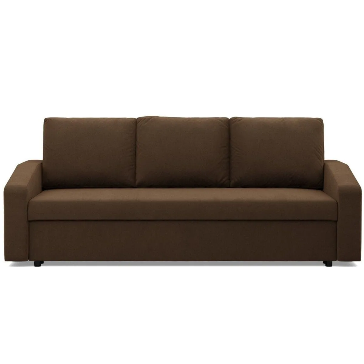 Kanapa rozkładana, BLOM, Mikrofaza, 220x92x85 cm, brązowy