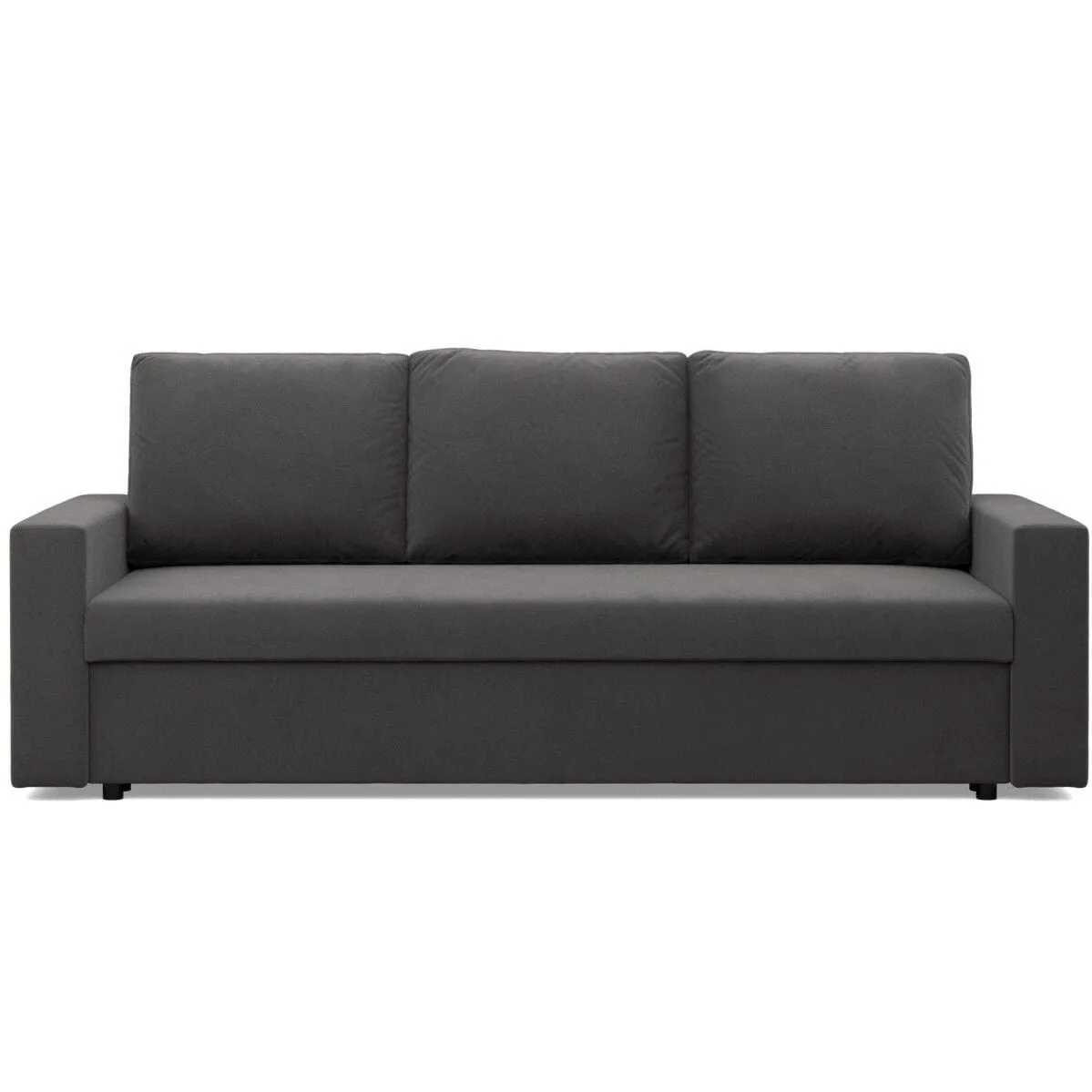 Kanapa 3 osobowa, BLOM, Mikrofaza, 220x92x85 cm, szary