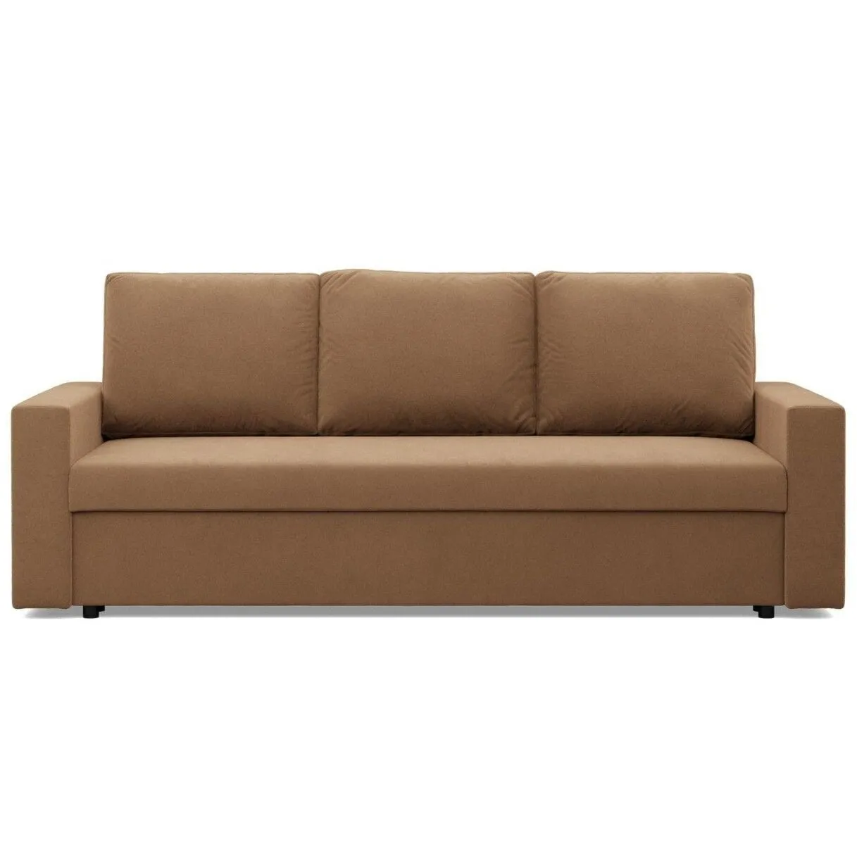 Kanapa 3 osobowa, BLOM, Mikrofaza, 220x92x85 cm, cappuccino