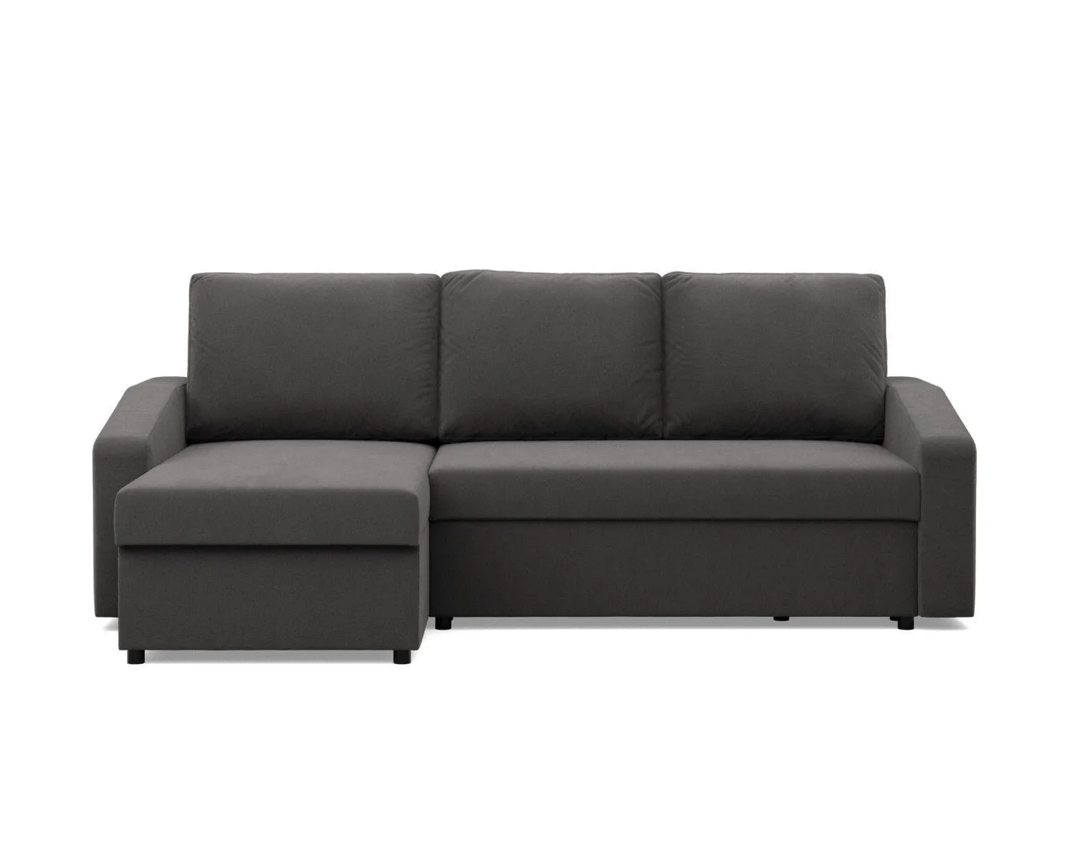 Narożnik uniwersalny, BLOM, Mikrofaza, 231x140x85 cm, szary