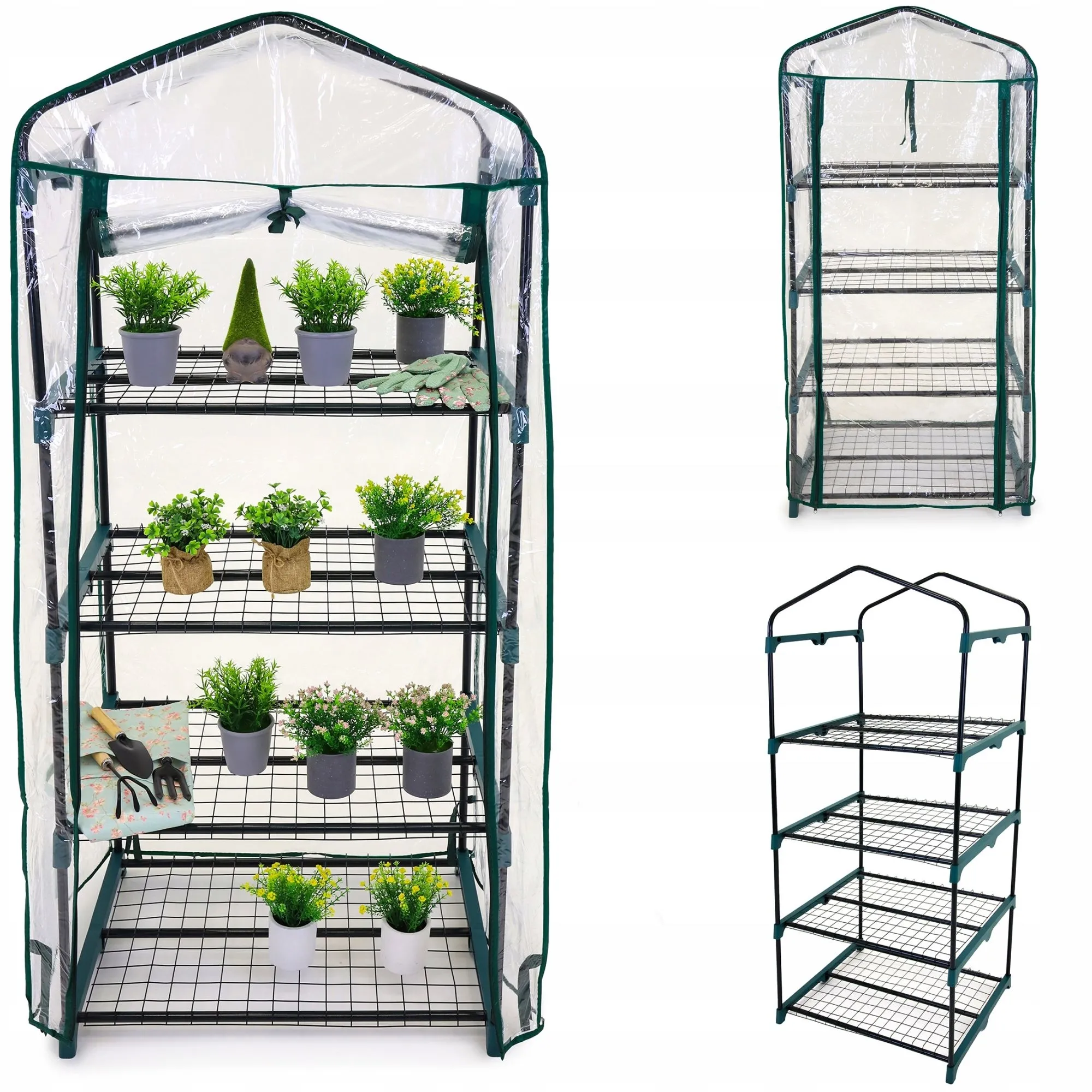 Mini szklarnia ogrodowa, szklarnia balkonowa, 160x70x50 cm