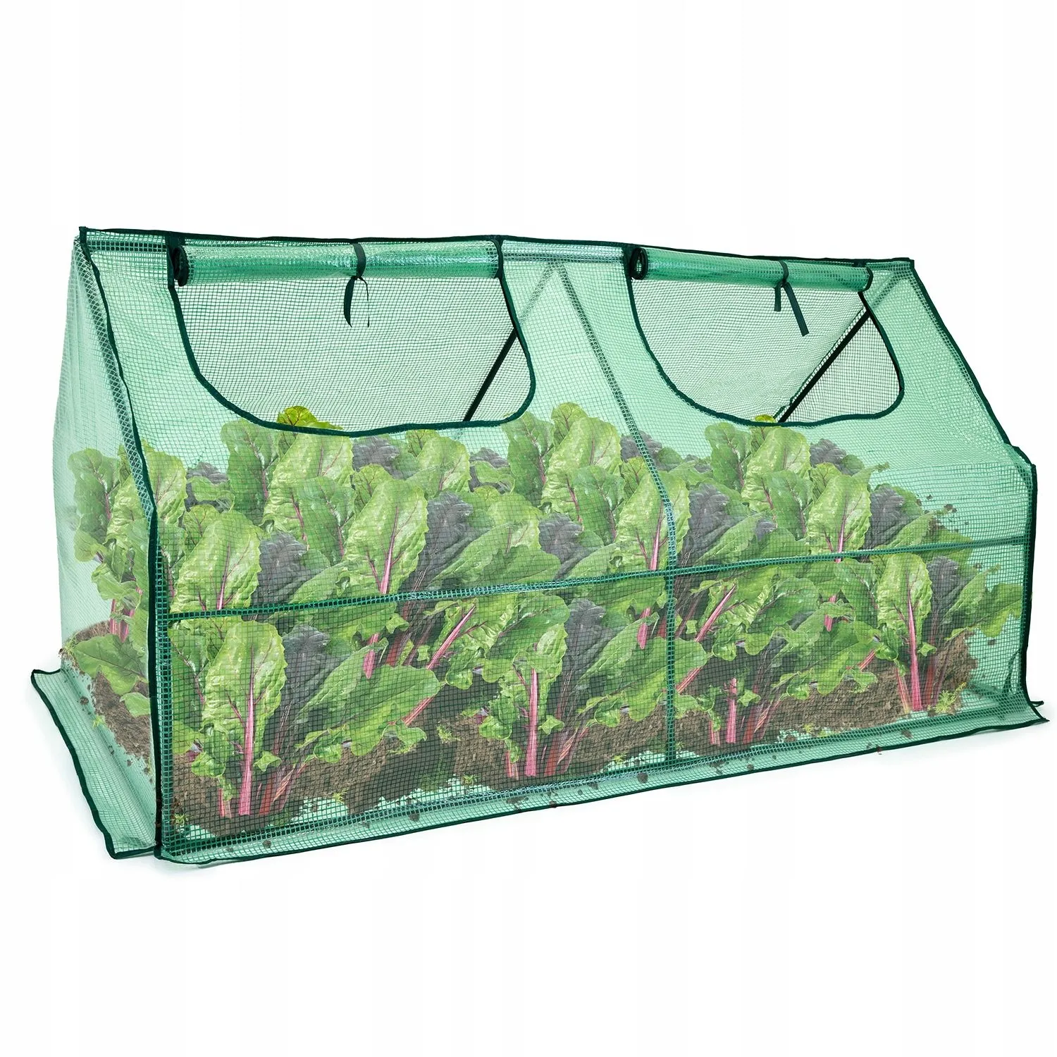 Tunel ogrodowy, szklarnia do uprawy roślin, 180x90 cm, zielona