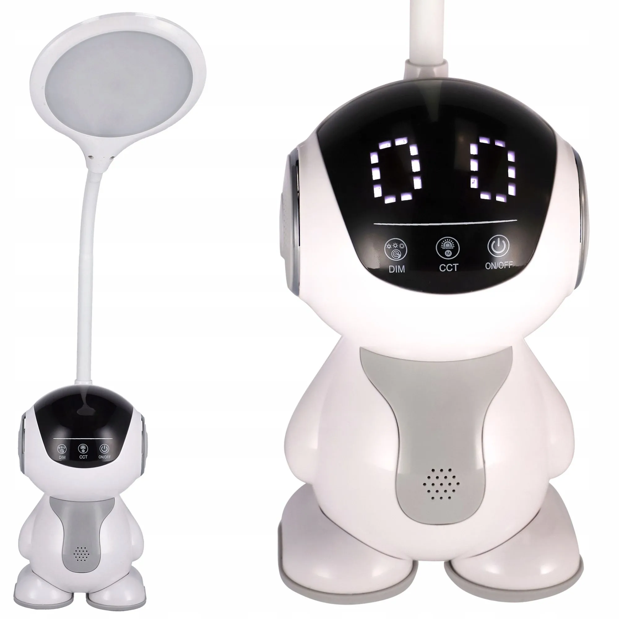 Lampka biurkowa dla dzieci, Astronauta, szkolna, led, 32 cm