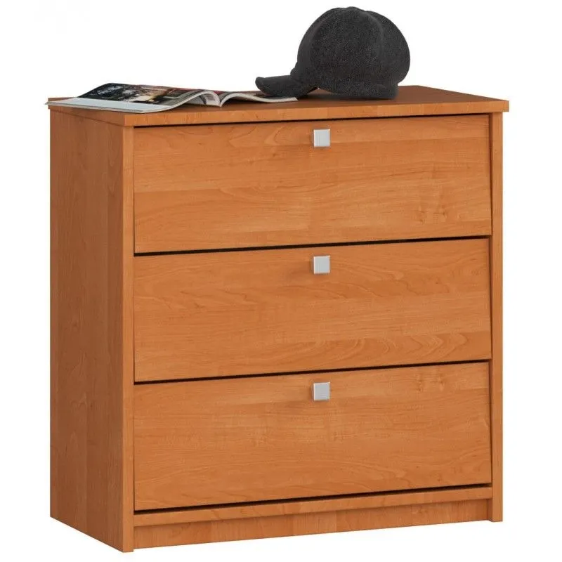 Szafka na buty, schowek, mini, 60x31x62 cm, olcha, mat