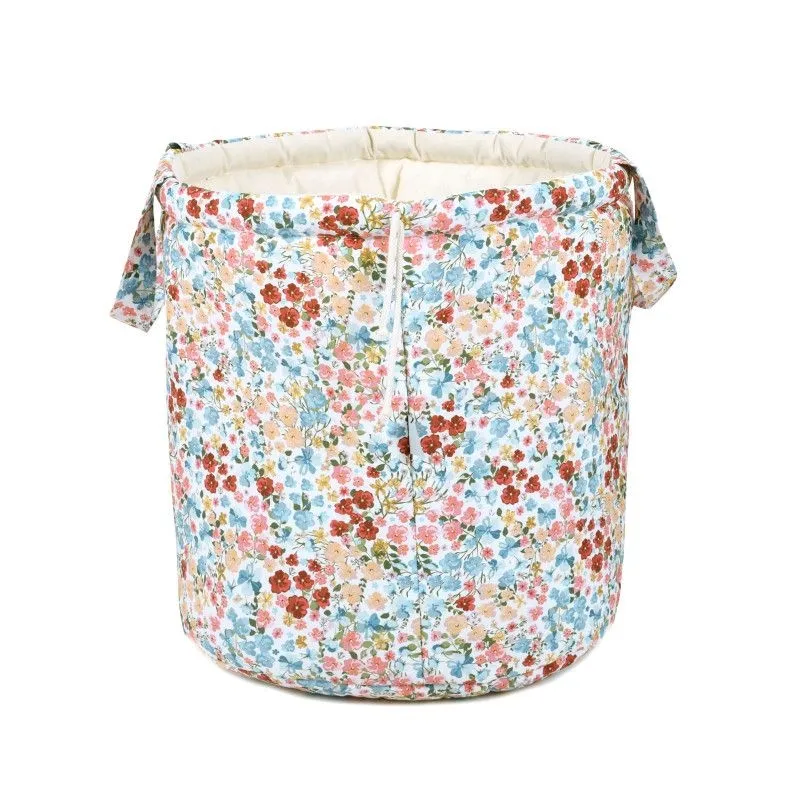 Pojemnik na zabawki, 40x50 cm, bawełniany, łączka zajączka