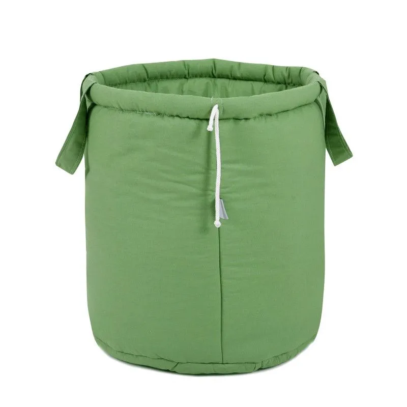 Kosz na zabawki, 40x50 cm, bawełna, zielono mi