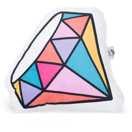 Poduszka dla dziecka, Tęczowy Diament, 33x38 cm
