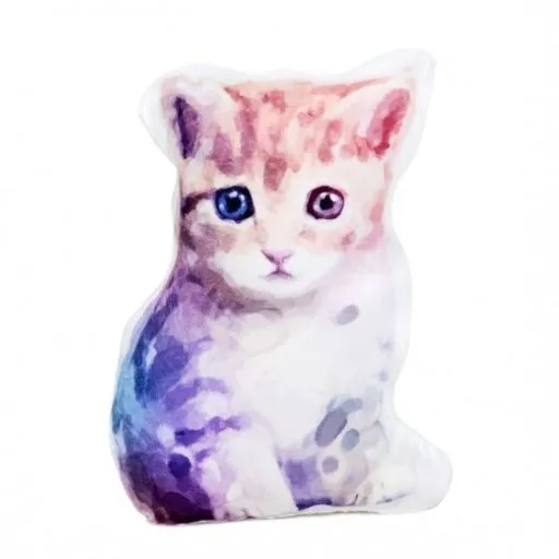 Poduszka dla dziecka, Kicia z płotka, 36x47 cm