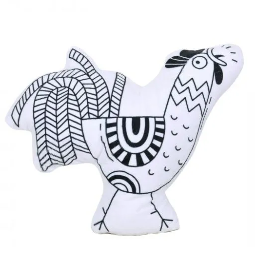 Poduszka dla dziecka, Kogucik Kuku Ryku, 42x33 cm