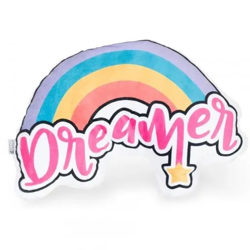 Duża poduszka dla dziecka, Tęczowe Marzenia, 70x45 cm