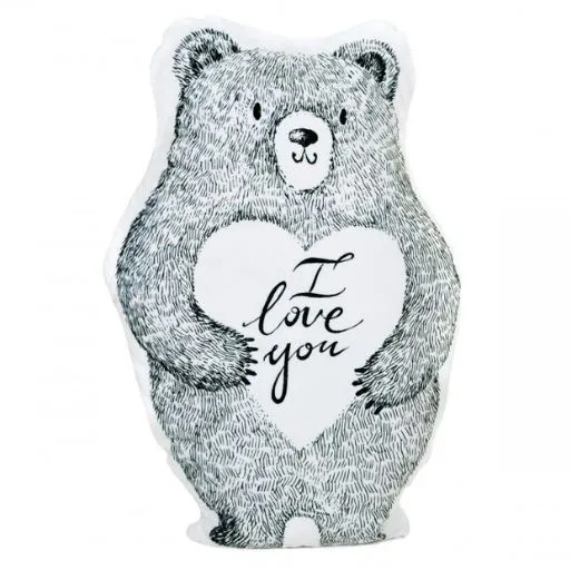 Duża poduszka dla dziecka, Miś Kochaś, 56x70 cm