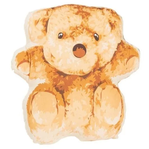Poduszka bawełniana dla dziecka, Miś Teddy, 41x41 cm