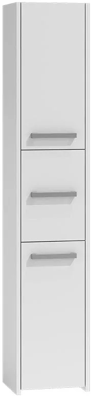 Szafka do łazienki, słupek, regał, S33, 30x30x170 cm, biel, mat