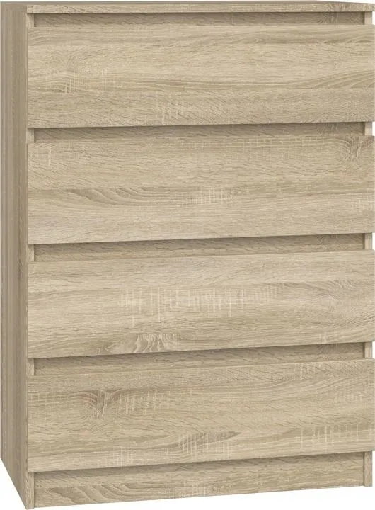 Komoda do sypialni, salonu, M4, 70x40x97 cm, dąb sonoma