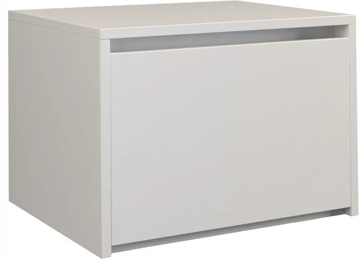 Szafka nocna, stolik, K1, 45x38x34 cm, biel, mat