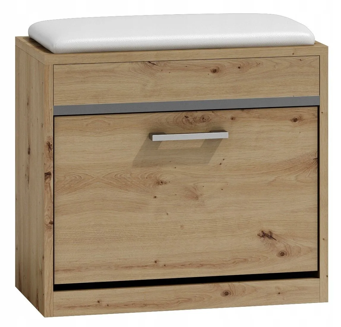 Szafka na obuwie, schowek, milano, 60x30x53 cm, dąb artisan