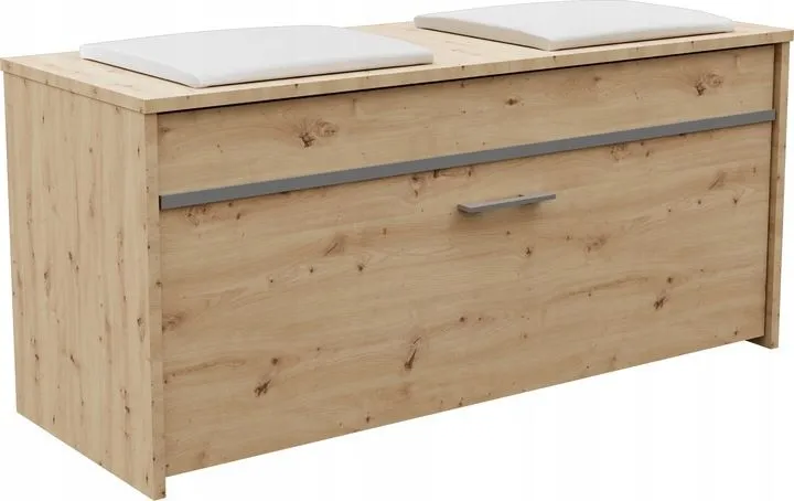 Szafka na obuwie, schowek, roma, 100x38x46 cm, dąb artisan