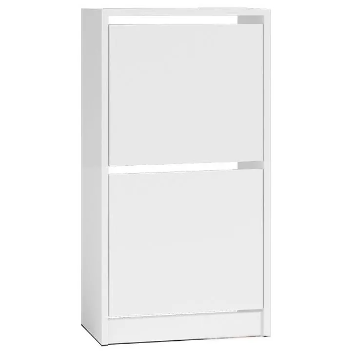 Szafka na obuwie, schowek, betsi, 49x28x94 cm, biel, mat