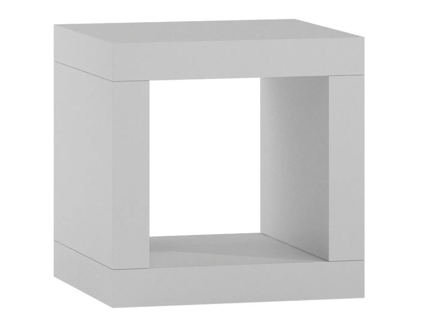 Regał komorowy, szafka, kalax, 1x1, 42x38x42 cm, biel, mat