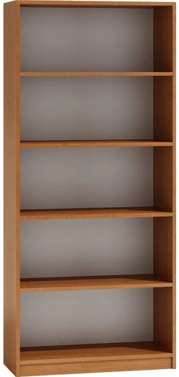 Regał, szafka, biblioteczka, R80, 80x30x182 cm, olcha