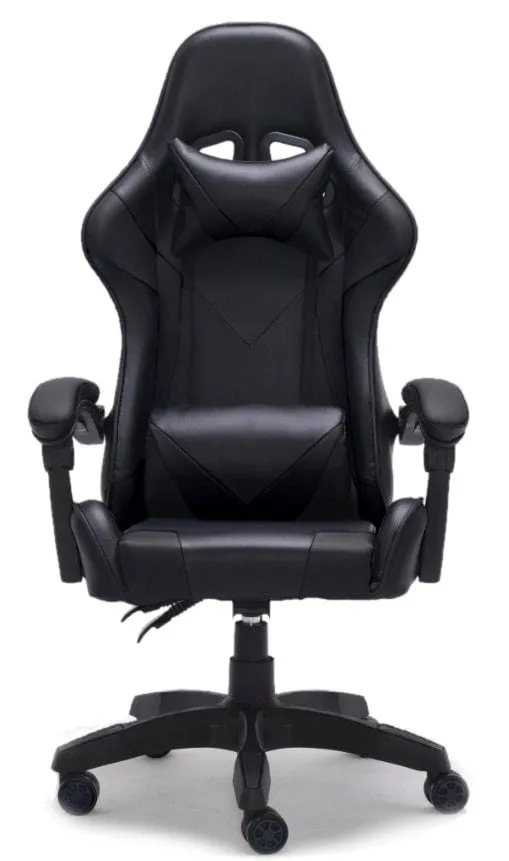 Fotel gamingowy, biurowy, obrotowy, remus, czarny
