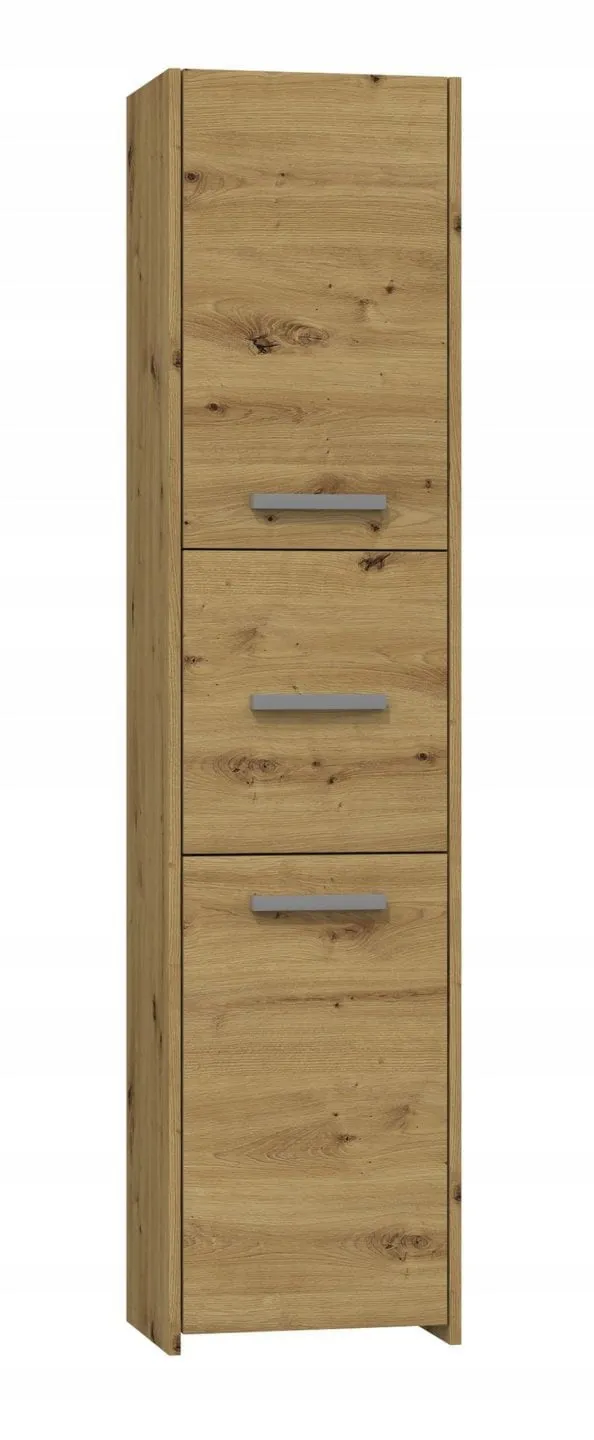 Szafka łazienkowa, słupek, regał, S43, 40x30x170 cm, dąb artisan