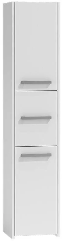 Szafka łazienkowa, słupek, regał, S43, 40x30x170 cm, biel, mat