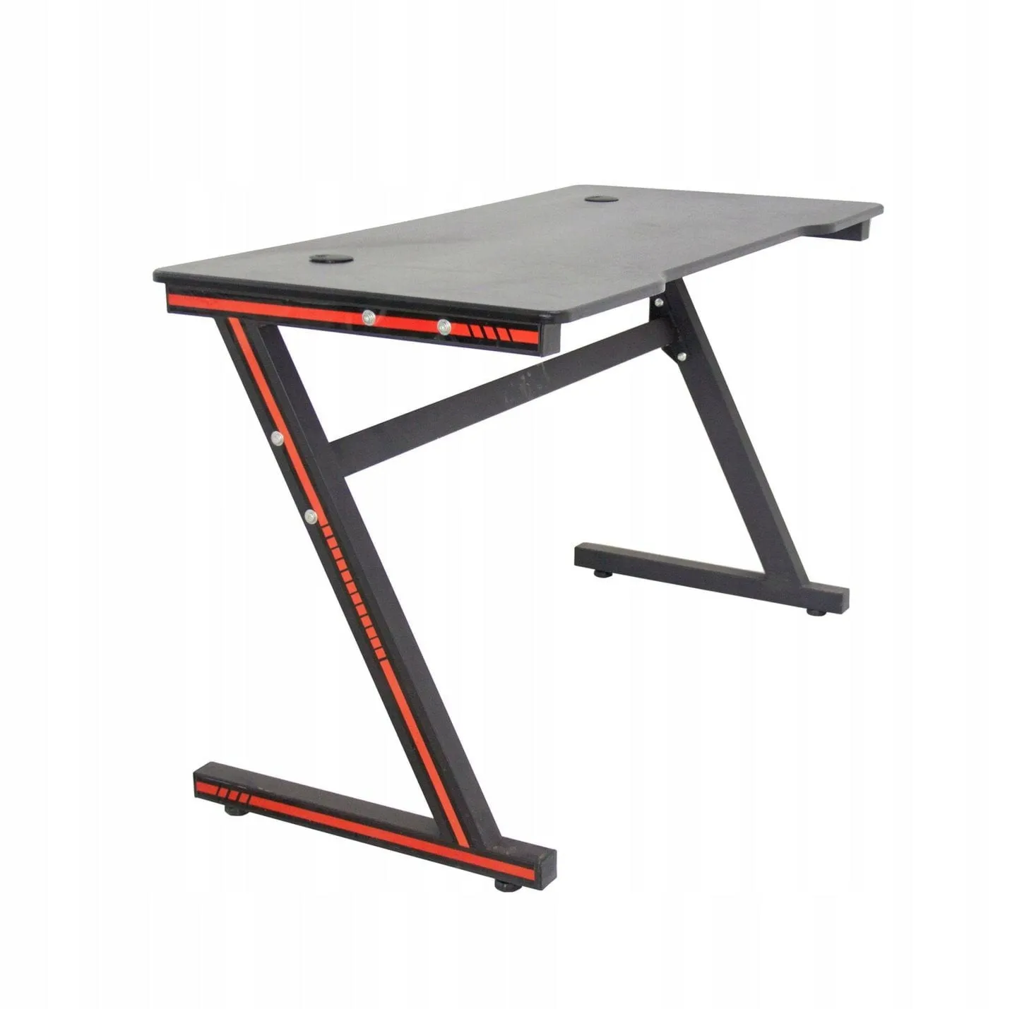 Biurko gamingowe, dla gracza, ziko 2.0, 120x60x75 cm, czarne