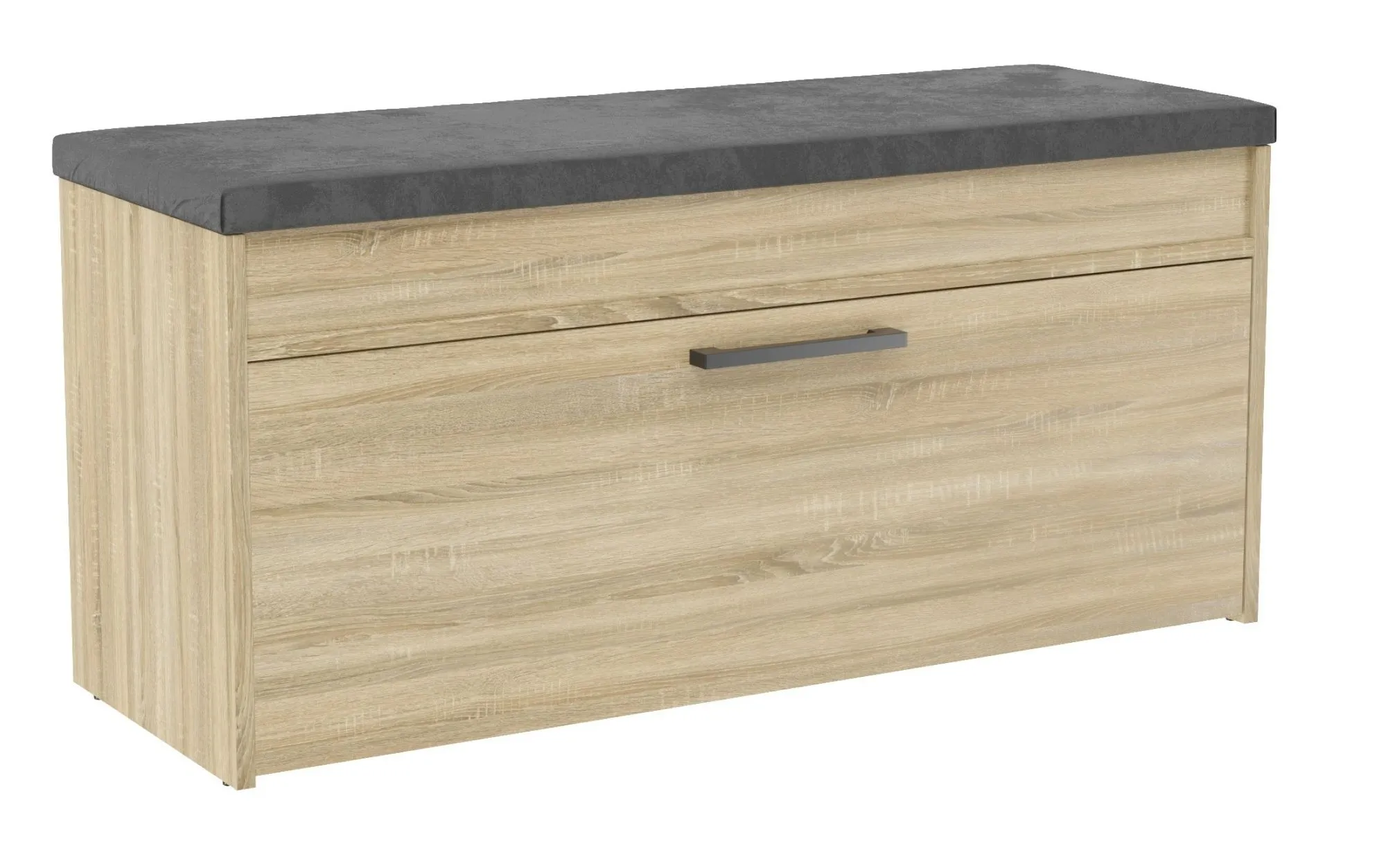 Szafka na buty z siedziskiem, Parma, 100x35x49 cm, dąb sonoma