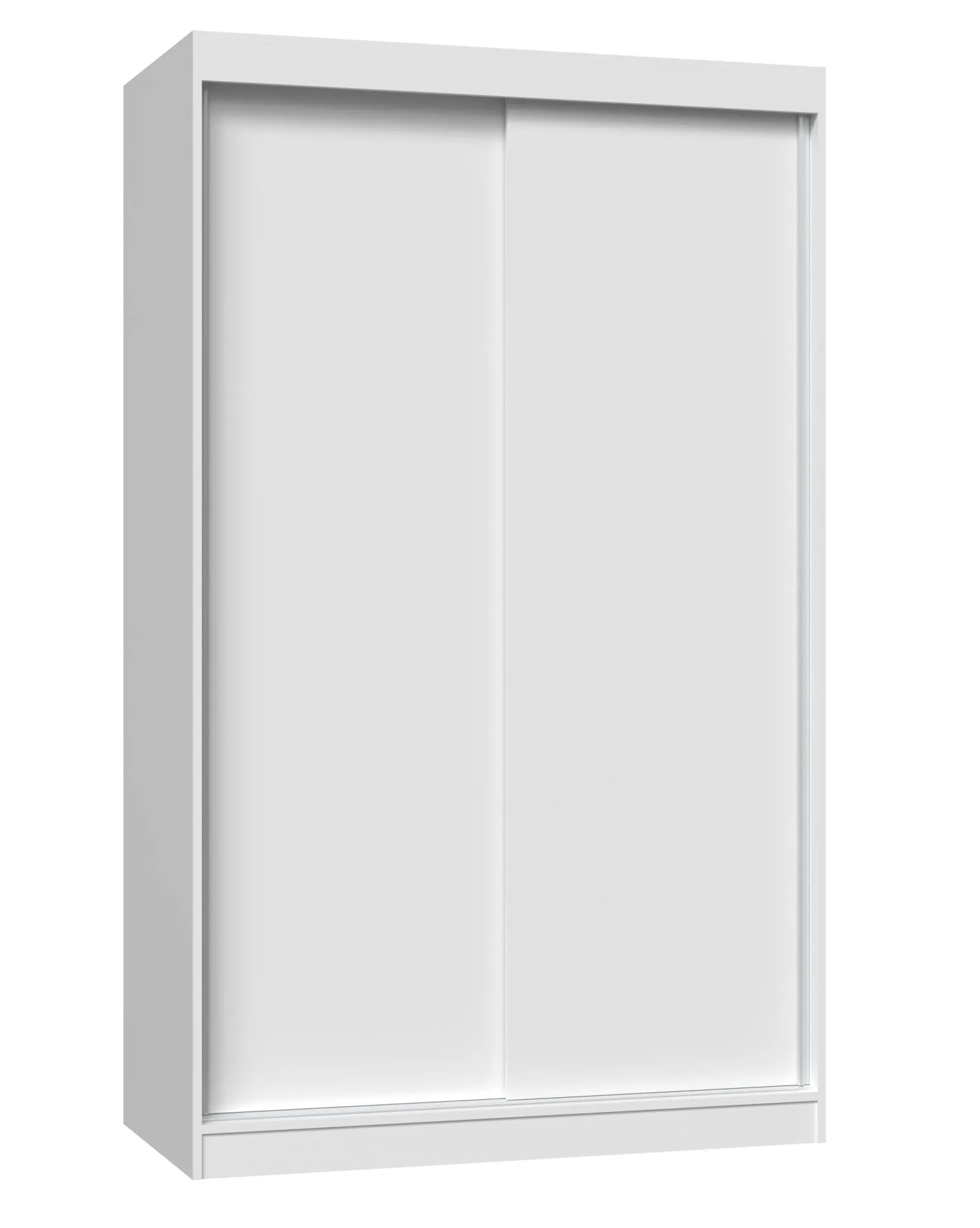Szafa do sypialni, drzwi przesuwne, Iga, 120x61x200 cm, biel, mat