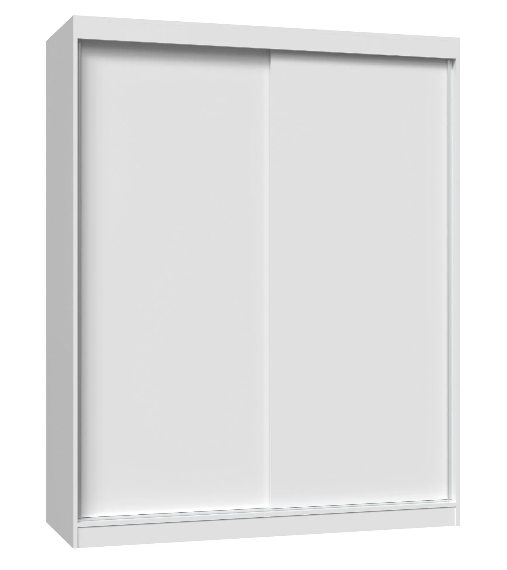 Szafa do sypialni, drzwi przesuwne, Iga, 160x61x200 cm, biały