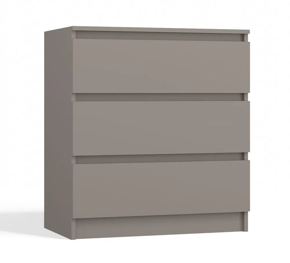 Komoda z szufladami, Malwa, 70x40x75 cm, szary