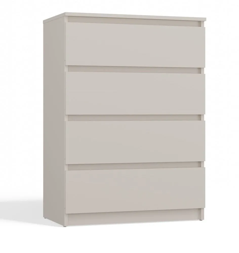 Komoda z 4 szufladami, Malwa, 70x40x97 cm, kaszmir