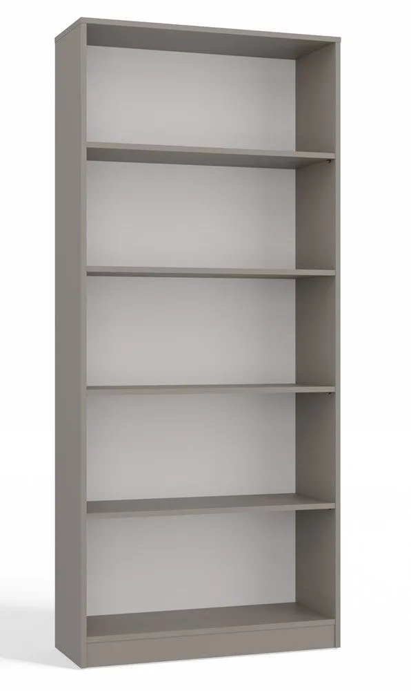 Regał, szafka, biblioteczka, R80, 80x30x182 cm, szary, mat