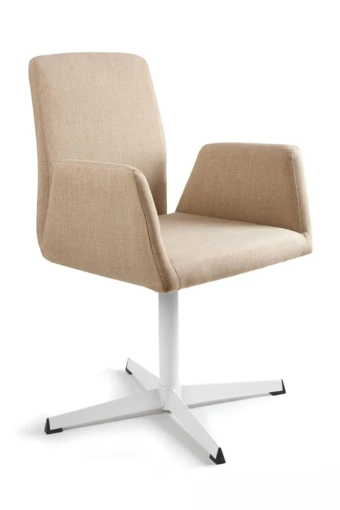 Krzesło biurowe, fotel, Brava, beżowy