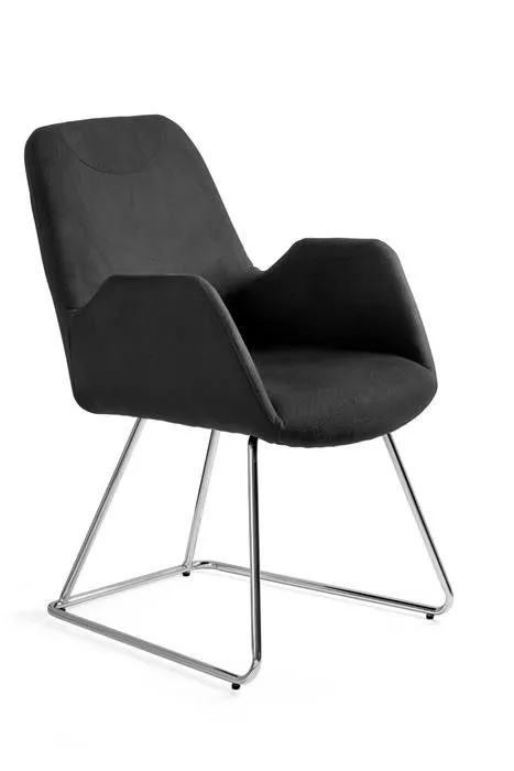 Fotel, krzesło do jadalni, salonu, city, czarny