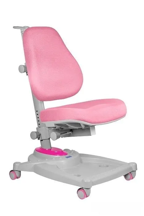 Fotel dla dzieci, biurkowy, Eddy, 51x74x105 cm, różowy