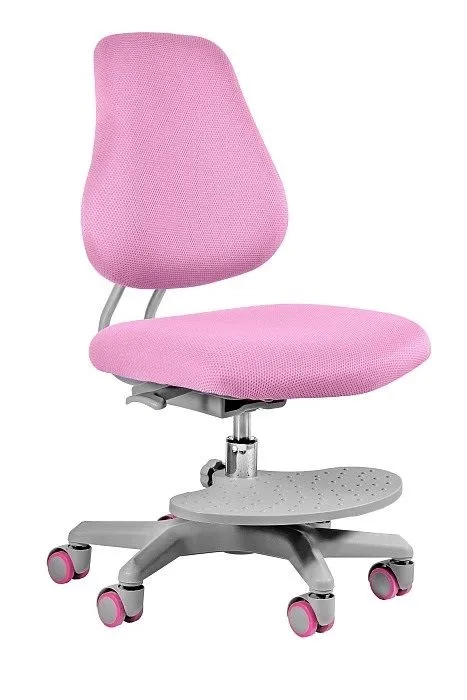 Krzesło dziecięce, biurkowe, obrotowe, Lily, 56x56x104 cm, różowy