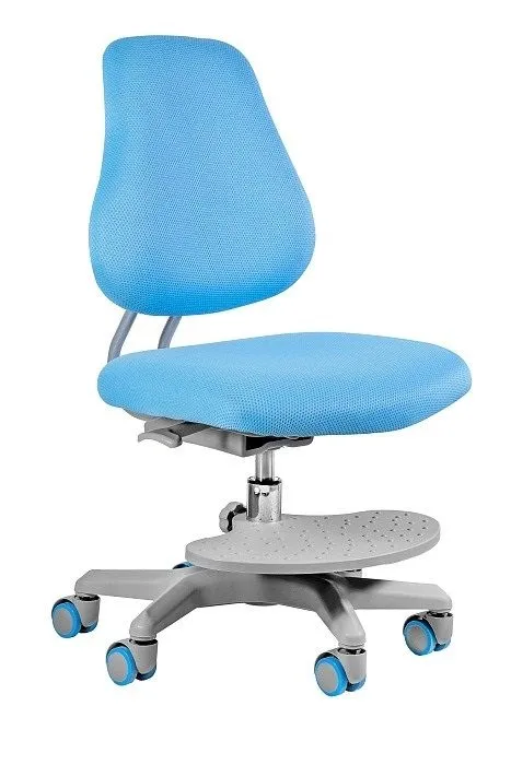 Krzesło dziecięce, biurkowe, obrotowe, Lily, 56x56x104 cm, niebieski