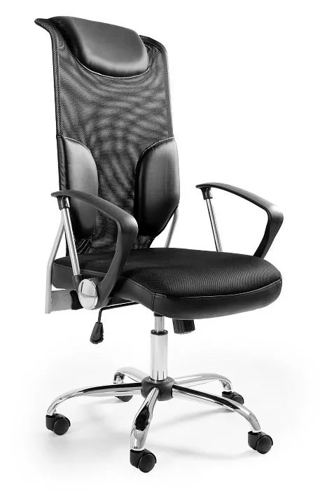 Fotel biurowy, ergonomiczny, Thunder, czarny