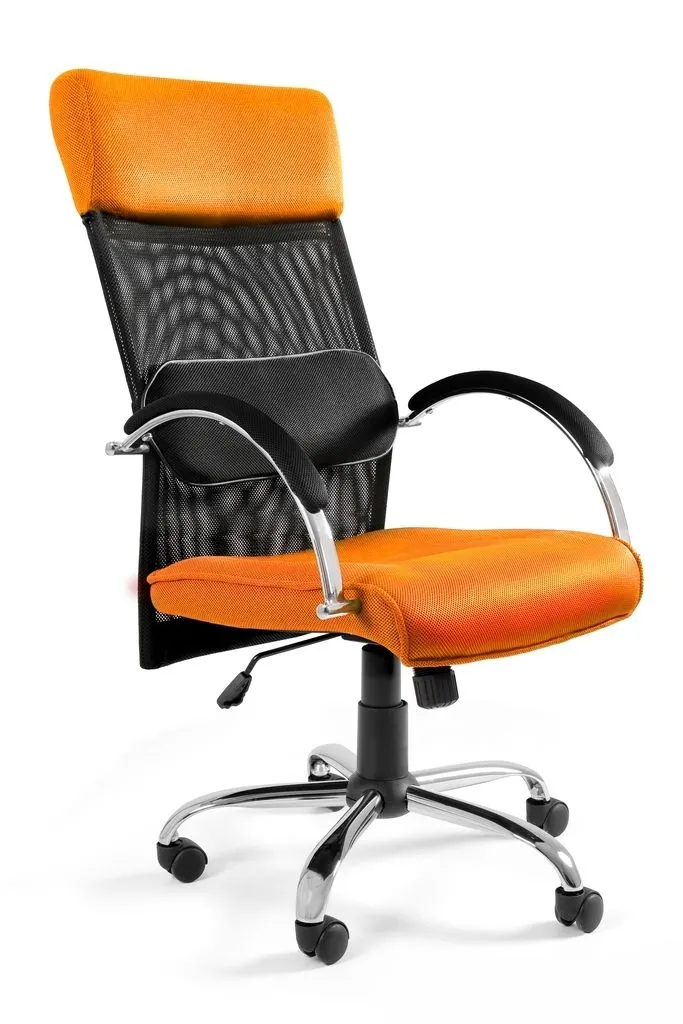 Fotel biurowy, Overcross, pomarańczowy