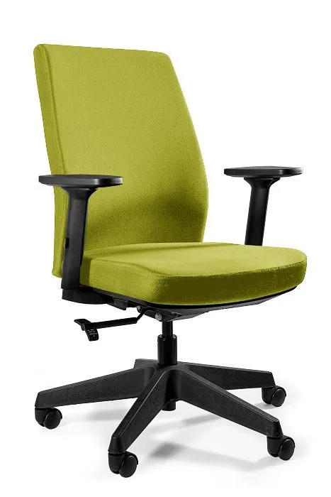 Fotel obrotowy, ergonomiczny, Work, mustard