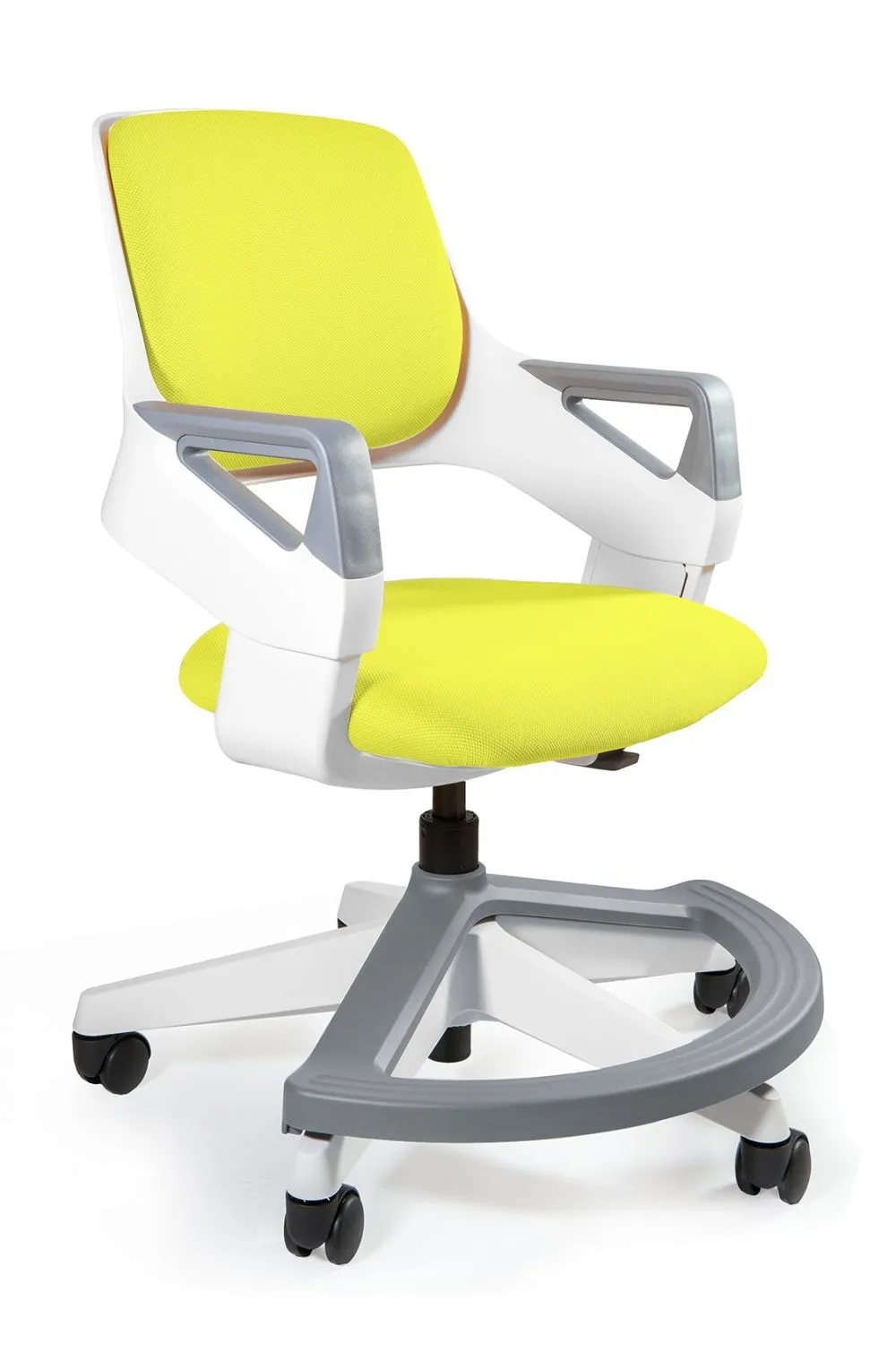 Fotel do biurka, dziecięcy, ergonomiczny, Rookee, mustard