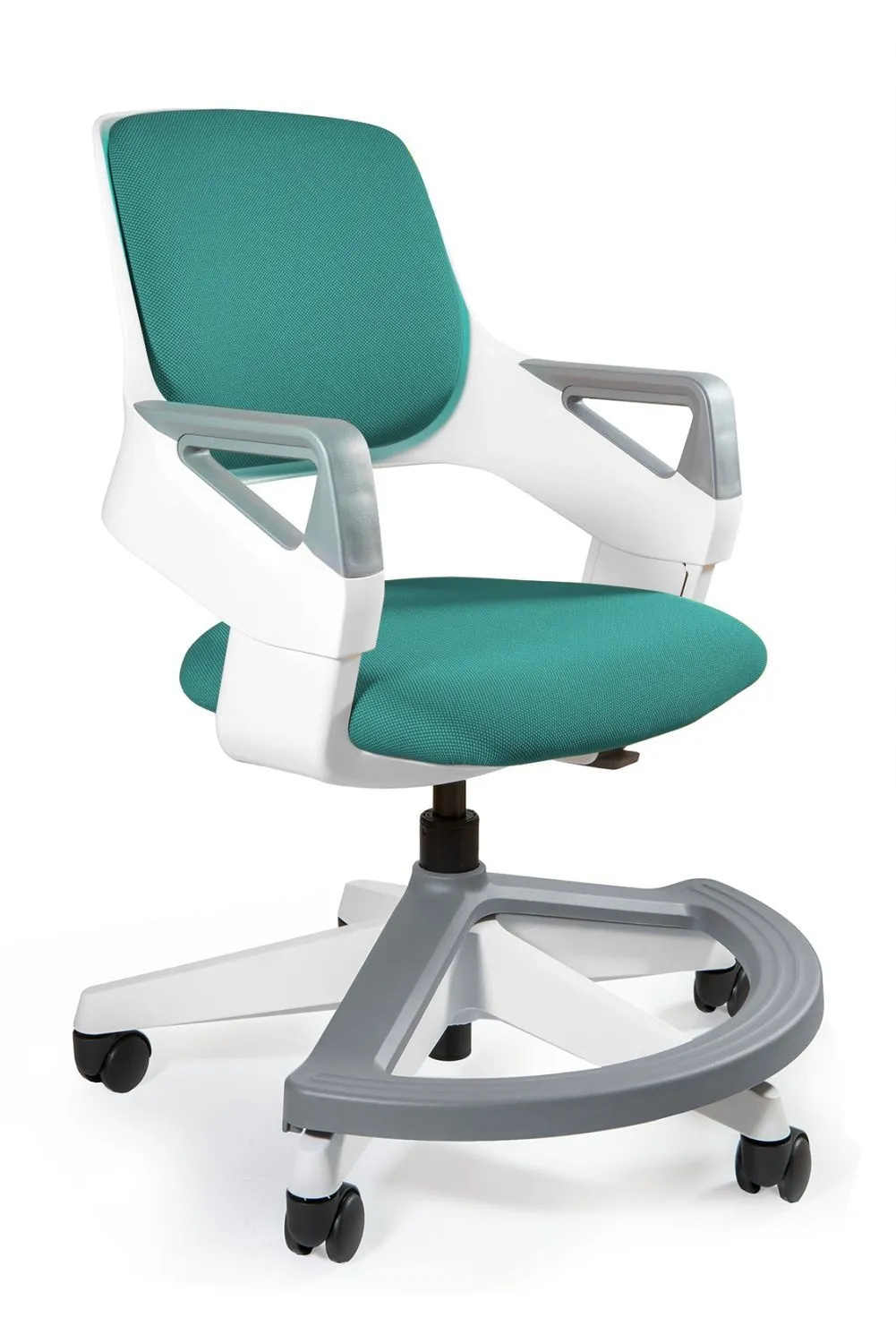 Fotel do biurka, dziecięcy, ergonomiczny, Rookee, tealblue