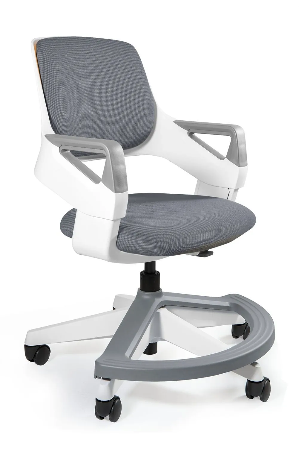 Fotel do biurka, dziecięcy, ergonomiczny, Rookee, slategrey