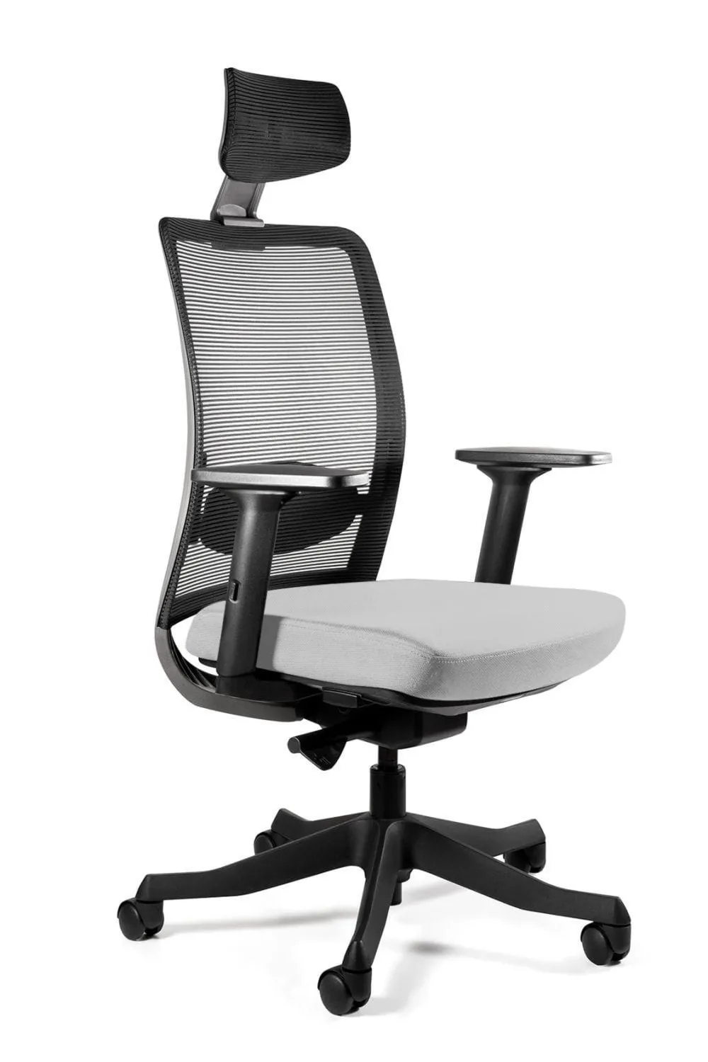 Fotel biurowy, ergonomiczny, Anggun, snowy, czarny